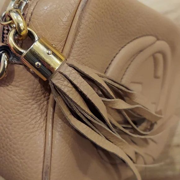 Gucci Tan Leather Crossbody Bag - Picture 7 of 16